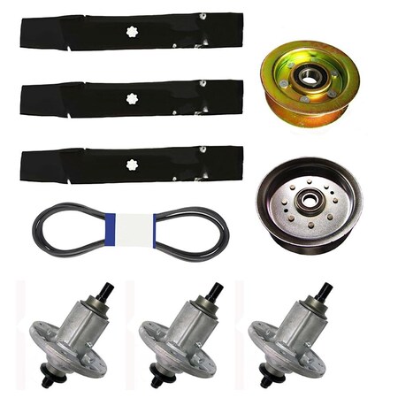 Aic Replacement Parts GX20571 One 1 New 48 Mower Deck Rebuild Kit Fits John Deere D140, D150, D160 KT-LAB40-0002